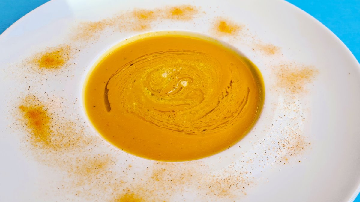 Fruchtige Kurbissuppe 4